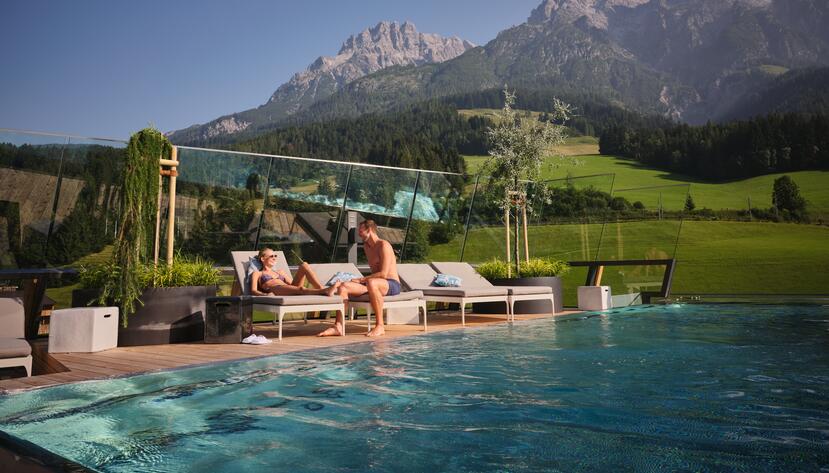 sky pool hotel Salzburger Hof Leogang