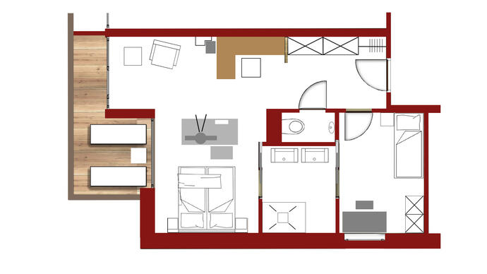 Familienzimmer Salzburger Hof Leogang