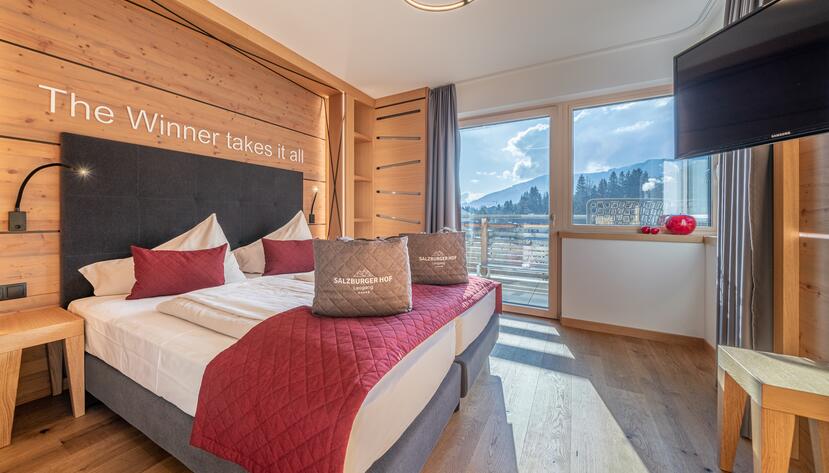 modernes Hotelzimmer Salzburger Hof Leogang