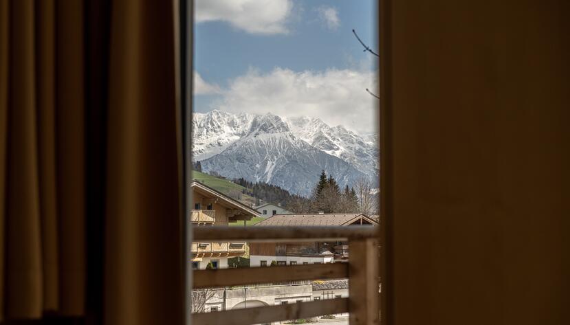 Ausblick Hotelzimmer Leogang