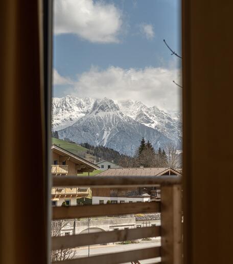 Ausblick Hotelzimmer Leogang