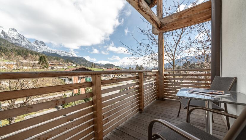 Balkon Unterkunft Leogang