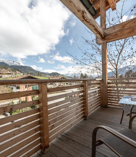 Balkon Unterkunft Leogang