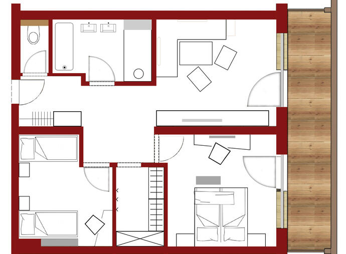 floor plan world cup suite