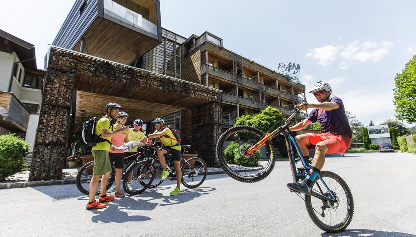 mountain bike hotel Leogang