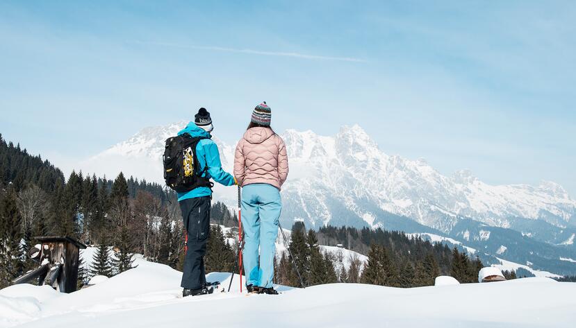 winter hiking Leogang