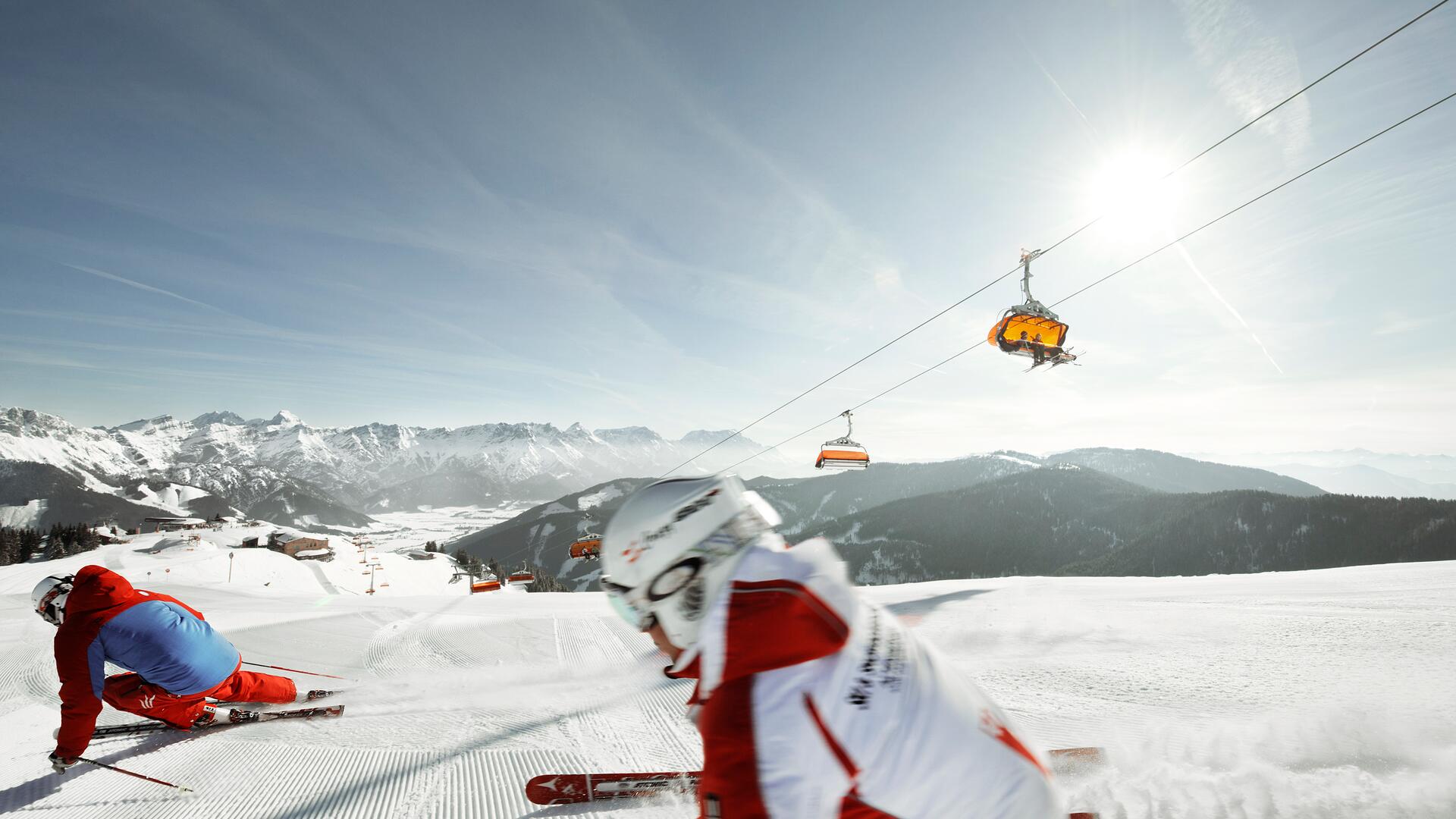 Skifahren Leogang