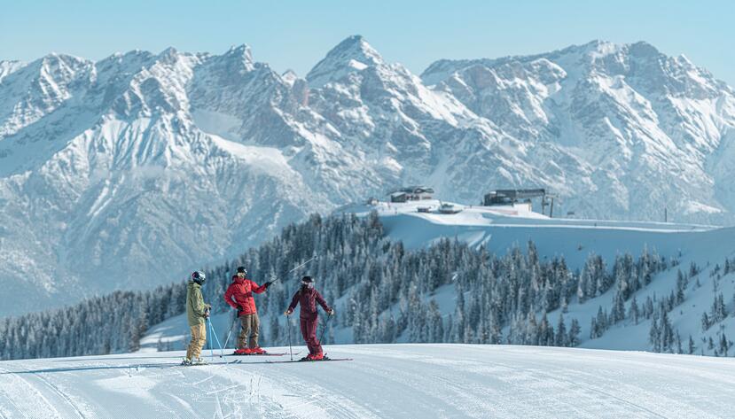 slope in Leogang skiing holiday