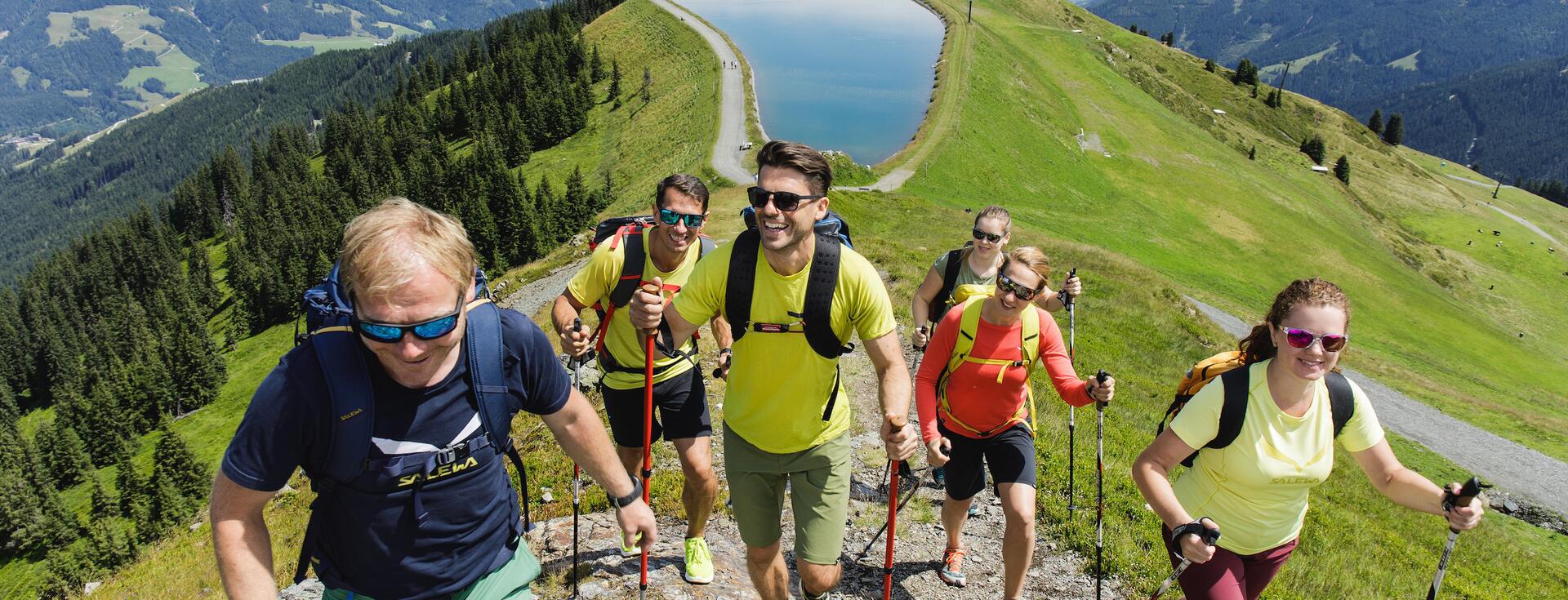 guided hikes Leogang